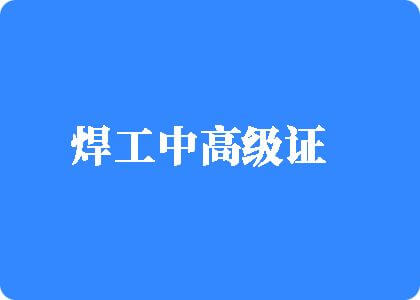 www.鸡吧操逼网站焊工中高级证